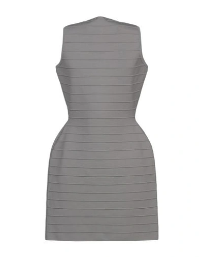 Shop Christopher Kane Short Dress In Grey