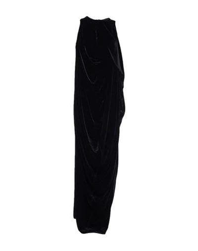 Shop Rick Owens Long Dresses In Black