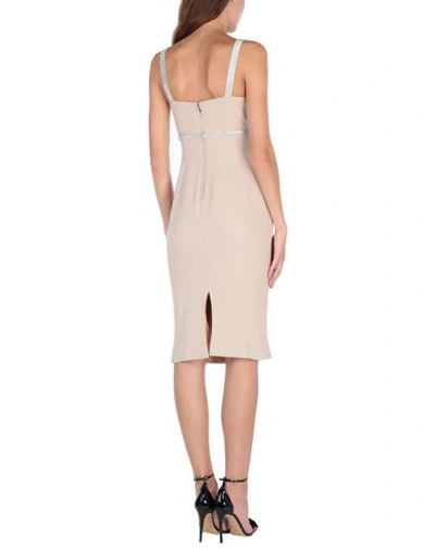 Shop Dolce & Gabbana Knee-length Dress In Pale Pink