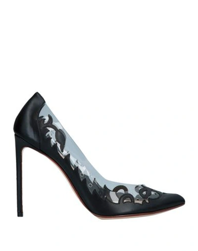 Shop Francesco Russo Pumps In Black