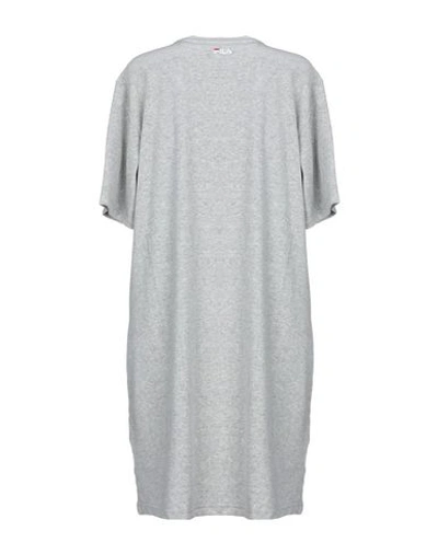 Shop Fila Short Dress In Light Grey