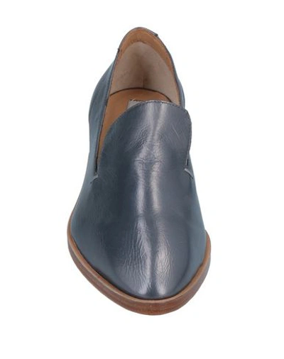 Shop Alberto Fermani Loafers In Grey
