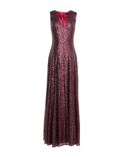 Shop Alessandro Dell'acqua Long Dress In Maroon