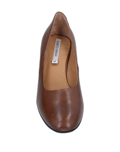 Shop Alberto Fermani Pump In Brown