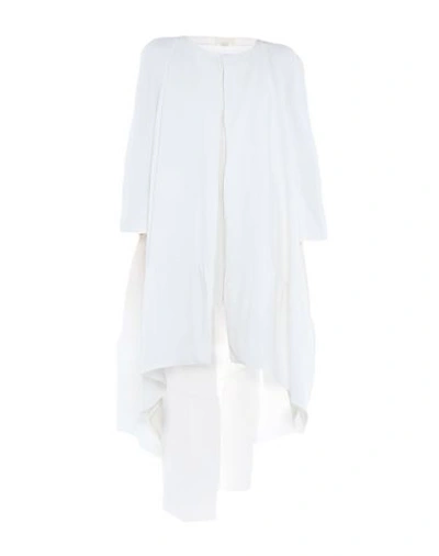 Shop Antonio Berardi Full-length Jacket In Ivory