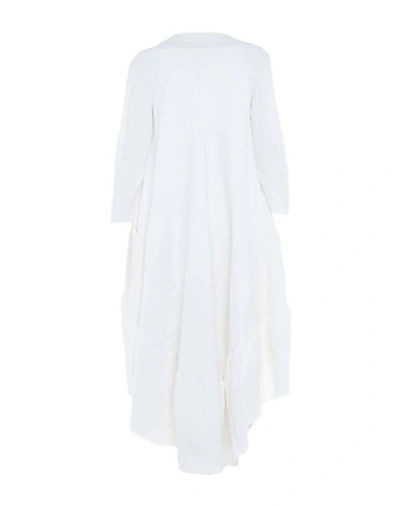 Shop Antonio Berardi Full-length Jacket In Ivory