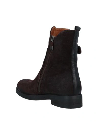 Shop Alberto Fermani Ankle Boot In Dark Brown