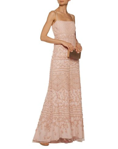 Shop Valentino Long Dress In Pink