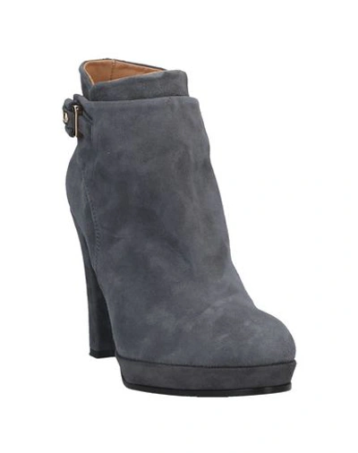 Shop Alberto Fermani Ankle Boot In Grey