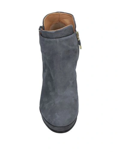 Shop Alberto Fermani Ankle Boot In Grey