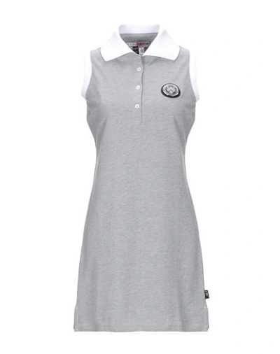 Shop Plein Sport Short Dress In Grey