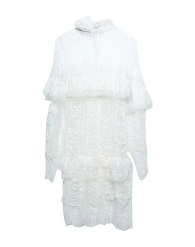 Shop Amen Couture Short Dress In White