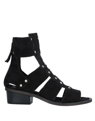 Shop Alberto Fermani Sandals In Black