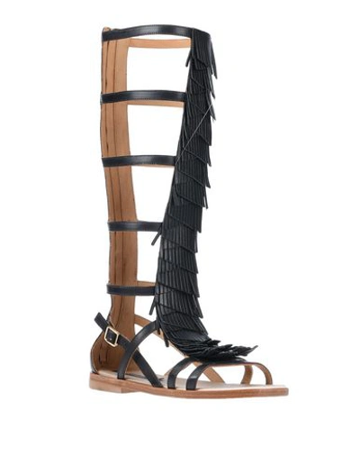 Shop Alberto Fermani Sandals In Black