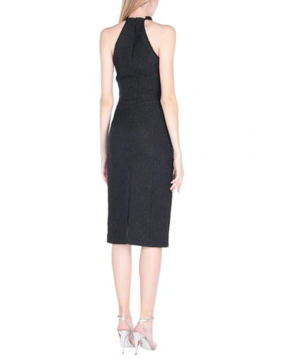 Shop Michael Kors 3/4 Length Dresses In Black