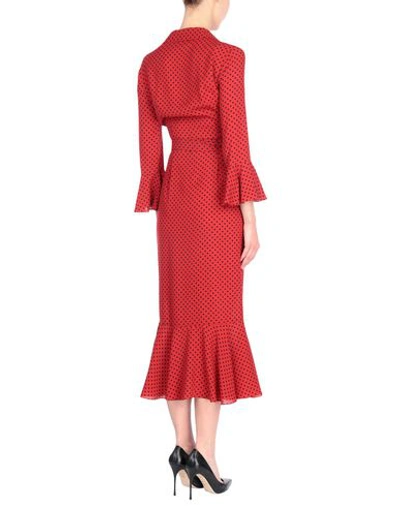 Shop Michael Kors Midi Dresses In Red