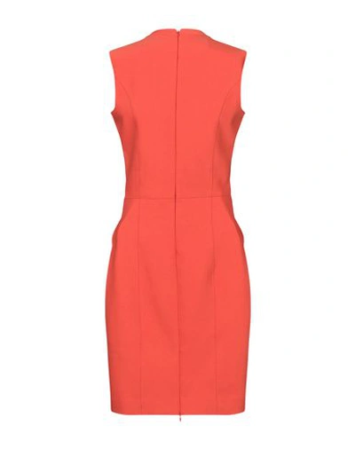 Shop Atos Lombardini Short Dress In Orange