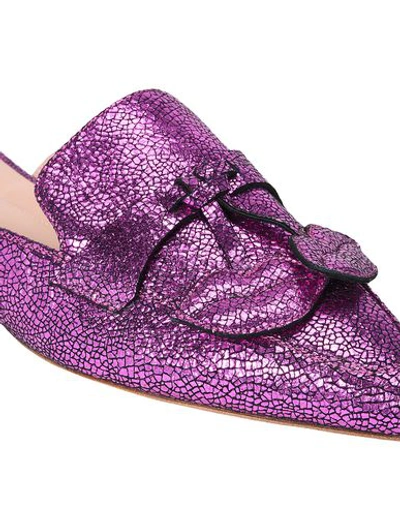 Shop Alberta Ferretti Mules & Clogs In Purple