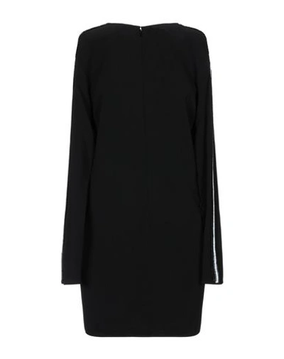 Shop Dsquared2 Woman Mini Dress Black Size 6 Viscose, Elastane, Silk, Pvc - Polyvinyl Chloride, Glass