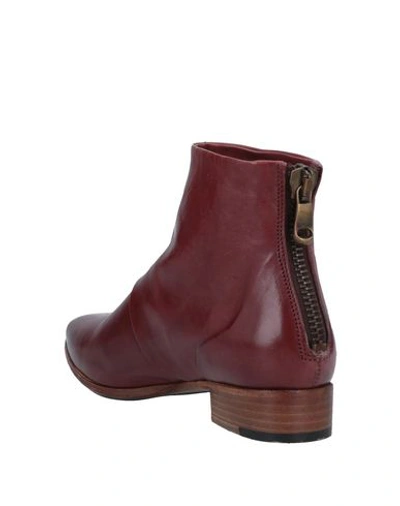 Shop Alberto Fermani Ankle Boots In Brick Red