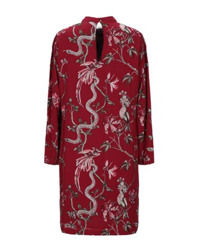 Shop Just Cavalli Woman Mini Dress Red Size 6 Viscose, Silk