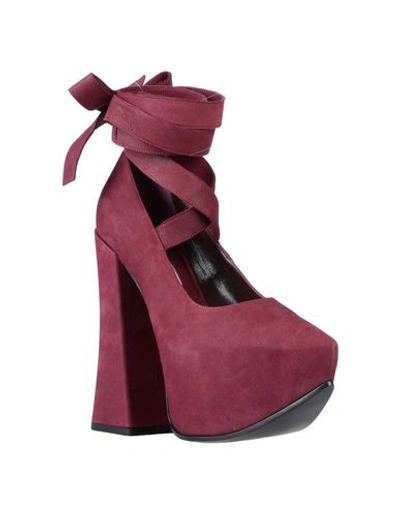 Shop Vivienne Westwood Pump In Maroon