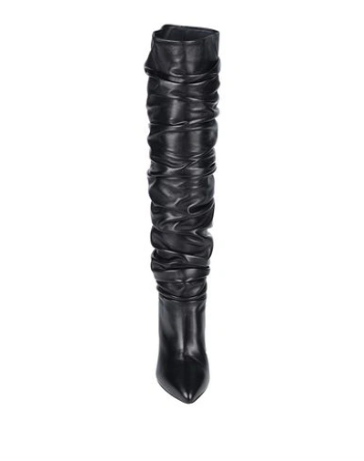 Shop Erika Cavallini Knee Boots In Black