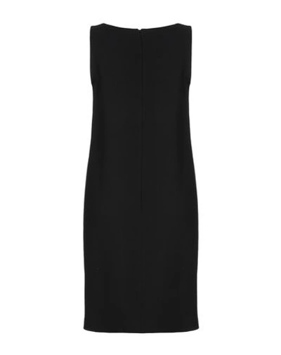 Shop Moschino Short Dress In Black