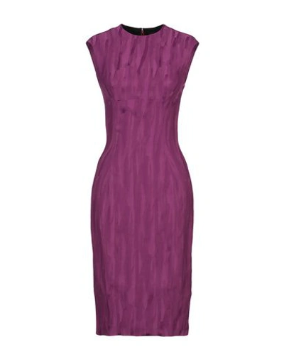 Shop Alessandro Dell'acqua Knee-length Dress In Mauve