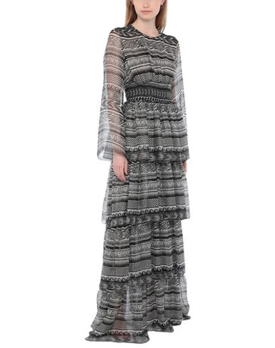 Shop Fausto Puglisi Long Dresses In Light Grey