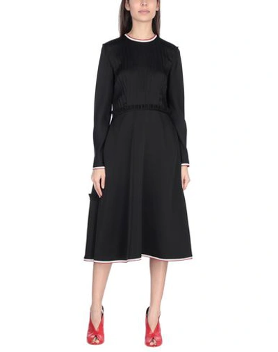 Shop Loewe Midi Dresses In Black