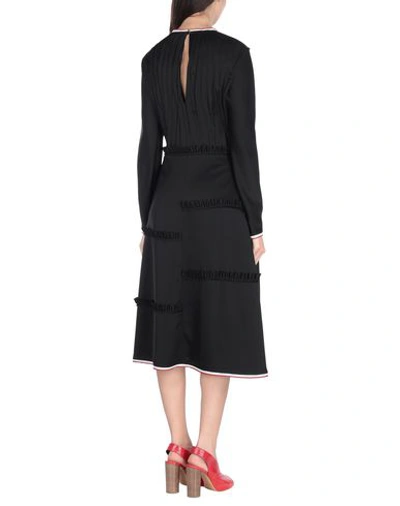 Shop Loewe Midi Dresses In Black