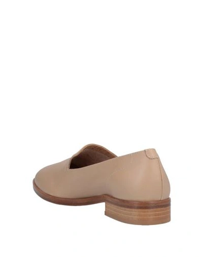 Shop Alberto Fermani Loafers In Beige