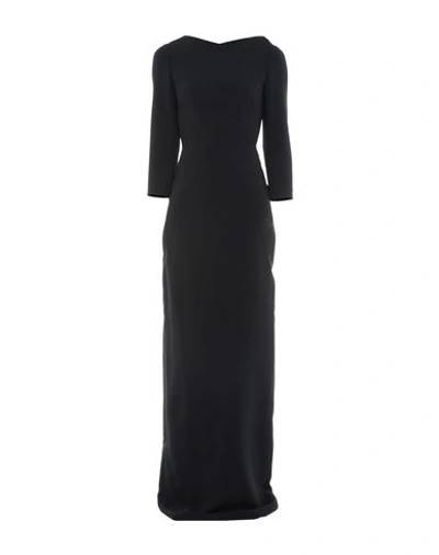 Shop Antonio Berardi Long Dresses In Black