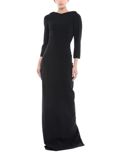 Shop Antonio Berardi Long Dresses In Black