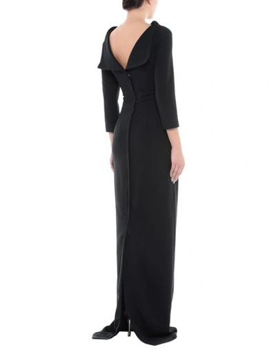 Shop Antonio Berardi Long Dresses In Black