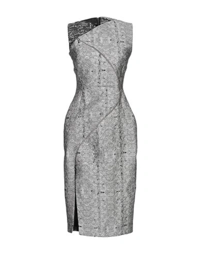 Shop Antonio Berardi Knee-length Dress In Grey