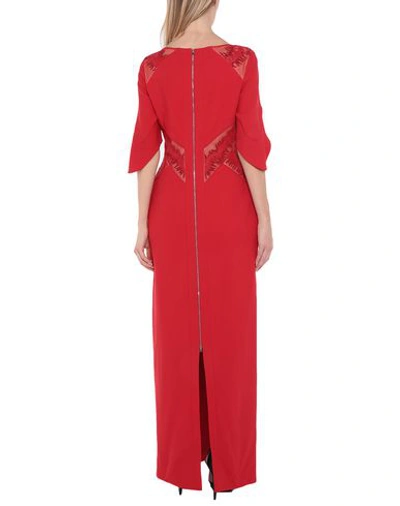 Shop Antonio Berardi Long Dress In Red