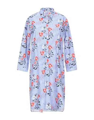 Shop Aglini Shirt Dress In Lilac