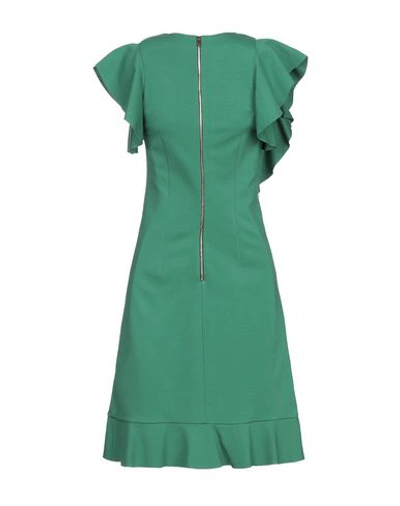 Shop Atos Lombardini Short Dresses In Green