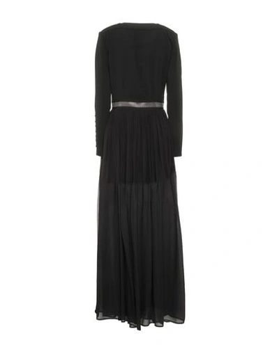Shop Atos Lombardini Long Dresses In Black