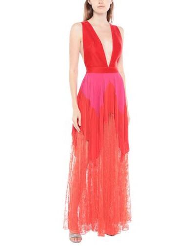 Shop Givenchy Midi Dress In Red