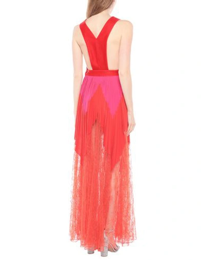 Shop Givenchy Midi Dress In Red