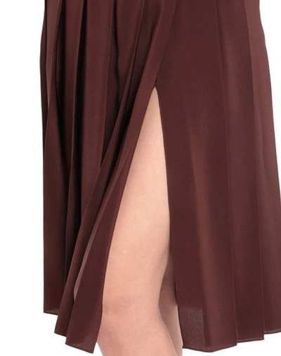 Shop Chloé Formal Dress In Cocoa