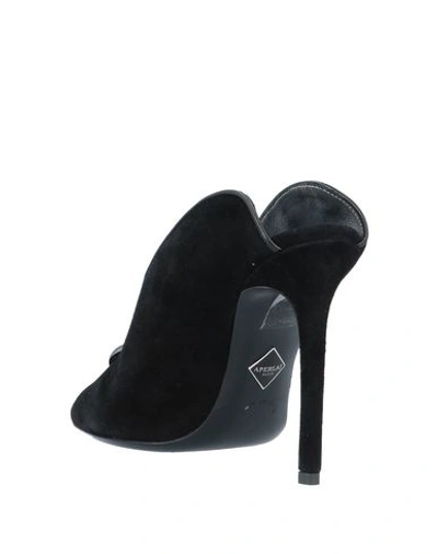 Shop Aperlai Mules In Black