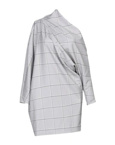 Shop Carmen March Short Dress In Grey