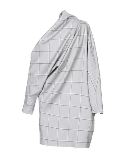 Shop Carmen March Short Dress In Grey