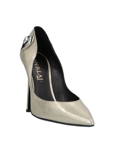 Shop Aperlai Pump In Platinum