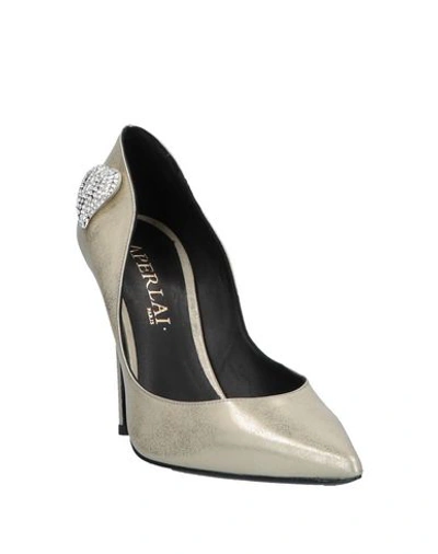 Shop Aperlai Pump In Platinum