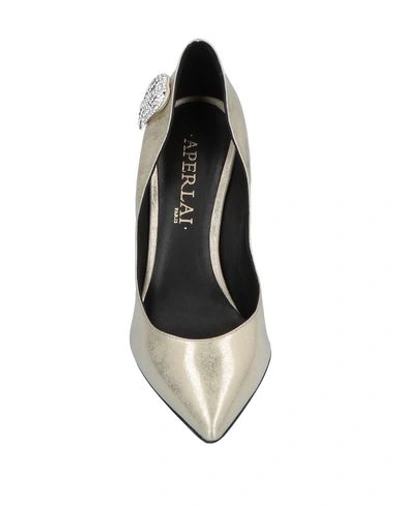 Shop Aperlai Pump In Platinum